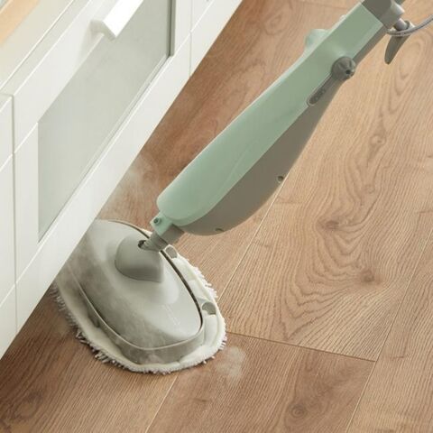 Mopa Inalámbrica Rotativa para Limpieza Diaria de Suelos Laminados y Baldosas de Madera Dura - Ideal para Limpieza Ligera