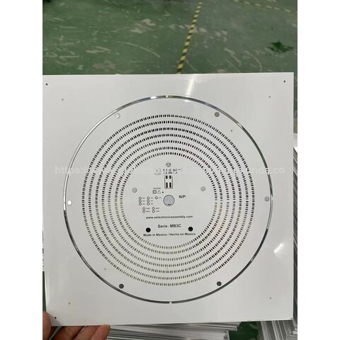 Fabricante de PCB de núcleo metálico personalizado para iluminación LED de túnel, placa de circuito impreso de aluminio