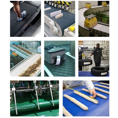 Bandes transporteuses en PVC, Bandes transporteuses en PU, Bandes transporteuses résistantes à l'huile, Emballage de surface lisse FDA, Tri