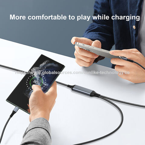 USB C to 2 UBC port cable, 100W fast charging, Intelligent distribution current, aluminum shell and PP braiding
