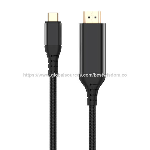 Cabo HDMI de alta definição 4/8K, transmissão sem atrasos, conexão de telefones celulares/laptops a TVs/projetores, essencial para reuniões