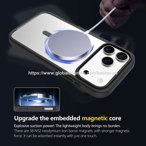 Casing ponsel TPU PC harga pabrik dengan ketahanan gores tinggi dan perlindungan anti jatuh untuk iPhone 17 ungu