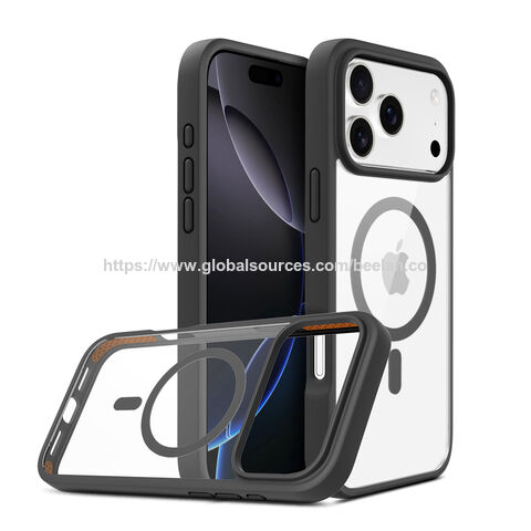 Casing ponsel TPU PC harga pabrik dengan ketahanan gores tinggi dan perlindungan anti jatuh untuk iPhone 17 ungu