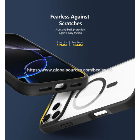 Casing ponsel TPU PC harga pabrik dengan ketahanan gores tinggi dan perlindungan anti jatuh untuk iPhone 17 ungu