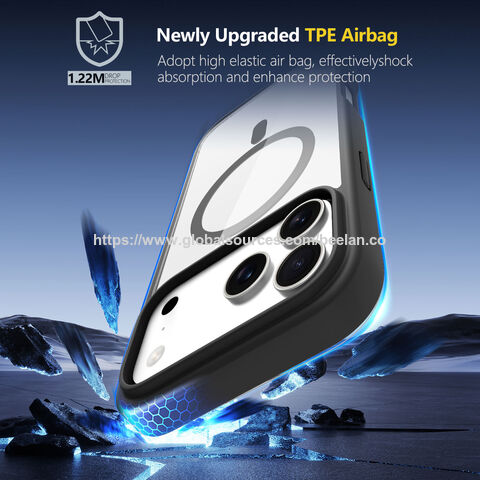 Casing ponsel TPU PC harga pabrik dengan ketahanan gores tinggi dan perlindungan anti jatuh untuk iPhone 17 ungu