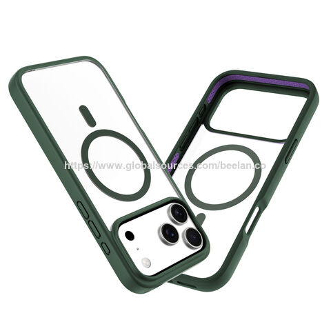 Casing ponsel TPU PC harga pabrik dengan ketahanan gores tinggi dan perlindungan anti jatuh untuk iPhone 17 ungu