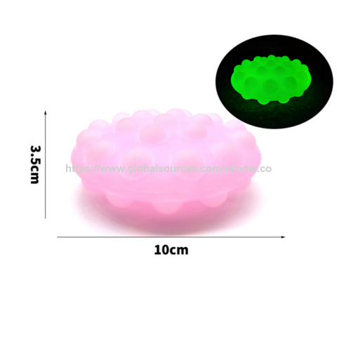 Stress Ball New 3D Silicone Among Us Push Bubble Squeeze Fidget Popper Ball for Children Adults New