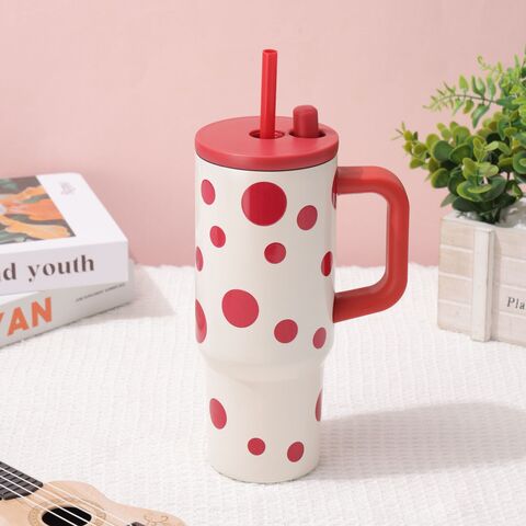 Gobelet thermos en acier inoxydable 316 tendance OEM, gobelet d'eau de grande capacité, gobelet à paille, gobelet de stockage froid portable, gobelet à glace pour voiture, maison, bureau