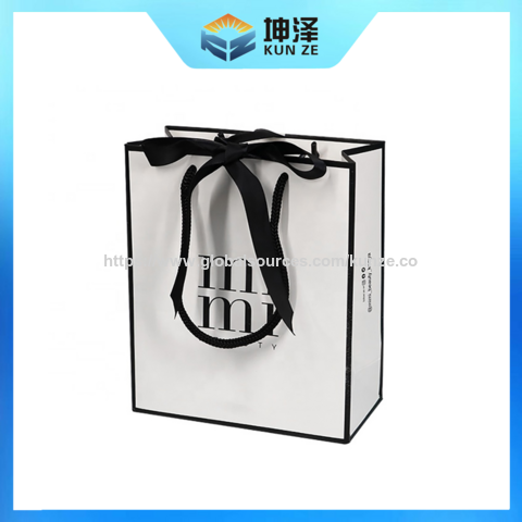 Bolsas de papel de lujo personalizadas, varios tamaños, bolsa de regalo de papel ecológica, bolsa de compra colorida con asa, bolsa de papel personalizada.