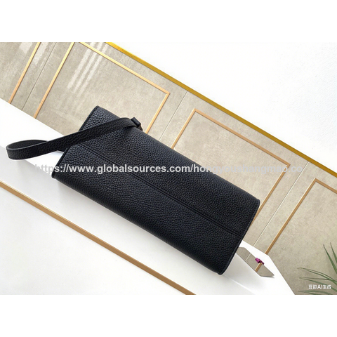 Bolso al por mayor de cuero vacuno negro clásico con correa desmontable para transporte versátil y viajes diarios - Bolsos de lujo