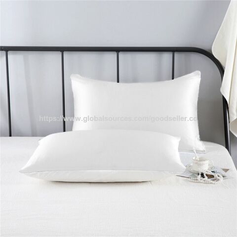 Funda de almohada de lujo de alta calidad 100% seda de morera, funda de almohada cómoda y colorida para dormitorio, ventas directas de fábrica