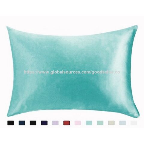 Funda de almohada de lujo de alta calidad 100% seda de morera, funda de almohada cómoda y colorida para dormitorio, ventas directas de fábrica