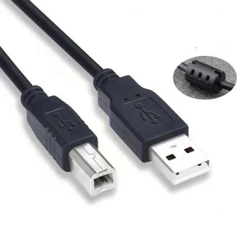 Kostenloses Muster Benutzerdefiniertes USB 2.0 A Stecker auf abgewinkelten USB 2.0 B Stecker Druckerkabel