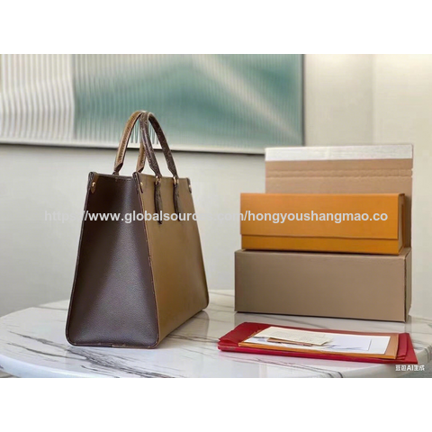 Bolso Tote de Cuero Marrón de Lujo para Mujer con Doble Compartimento y Parte Superior Abierta Segura