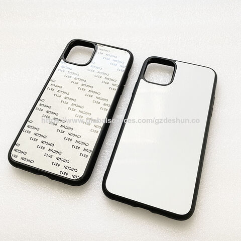 جراب هاتف بلوحة ألومنيوم للطباعة الحرارية لسلسلة هواتف iPhone 11 و 12 و 13 و 17، غطاء بحافة TPU غير لامعة لنقل الصور بنفسك