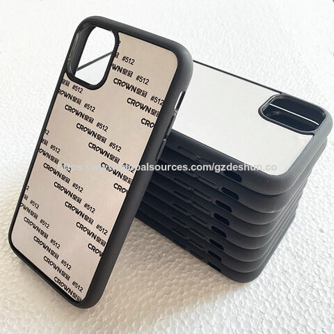 جراب هاتف بلوحة ألومنيوم للطباعة الحرارية لسلسلة هواتف iPhone 11 و 12 و 13 و 17، غطاء بحافة TPU غير لامعة لنقل الصور بنفسك