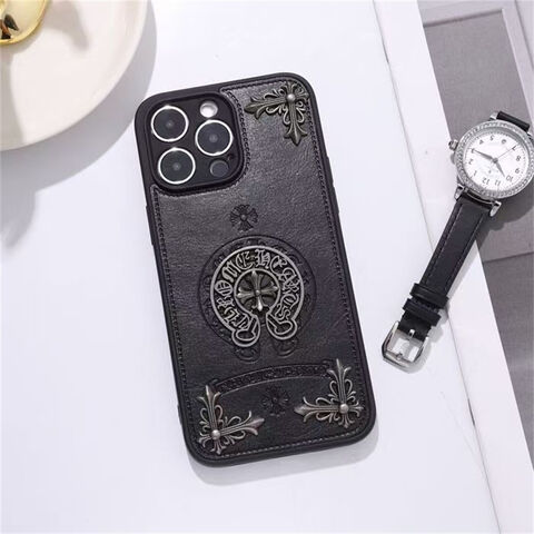 Étui de téléphone en cuir véritable, étui de téléphone en cuir personnalisé pour iPhone 16, étui de téléphone personnalisé en cuir