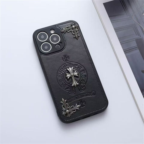 Étui de téléphone en cuir véritable, étui de téléphone en cuir personnalisé pour iPhone 16, étui de téléphone personnalisé en cuir
