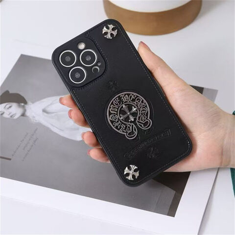 Étui de téléphone en cuir véritable, étui de téléphone en cuir personnalisé pour iPhone 16, étui de téléphone personnalisé en cuir