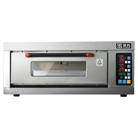 Gewerblicher Mehrdeck-Backofen mit programmierbarer Temperaturregelung und Edelstahlkonstruktion, 3 Türen
