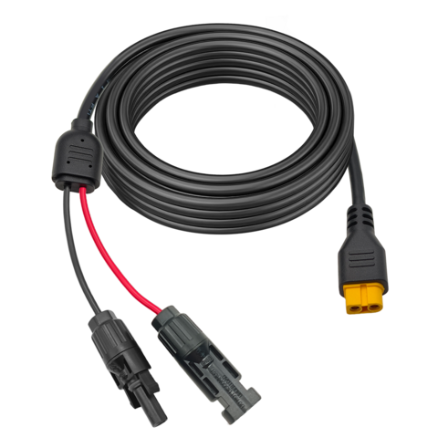 Câble d'extension de panneau de générateur d'énergie solaire de haute qualité 1,5 m PVC AMASS-XT60 femelle vers MC4