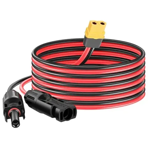 Câble d'extension de panneau de générateur d'énergie solaire de haute qualité 1,5 m PVC AMASS-XT60 femelle vers MC4