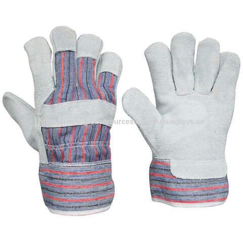 Guantes de cuero flor vacuno, Guantes de cuero flor porcino
