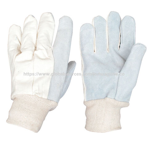 Guantes de cuero flor vacuno, Guantes de cuero flor porcino