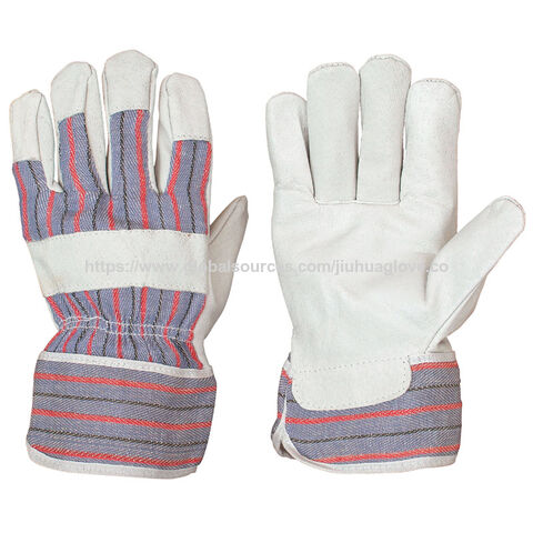 Guantes de cuero flor vacuno, Guantes de cuero flor porcino