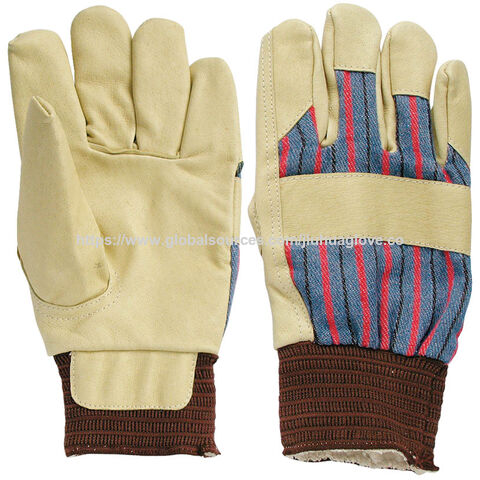 Guantes de cuero flor vacuno, Guantes de cuero flor porcino