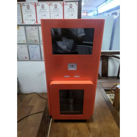 Touchpad-gesteuerter, multifunktionaler Smoothie-Kiosk: Geräuscharmer, hochproduktiver 24/7-SB-Frischfrucht-Verkaufsautomat mit Mixer