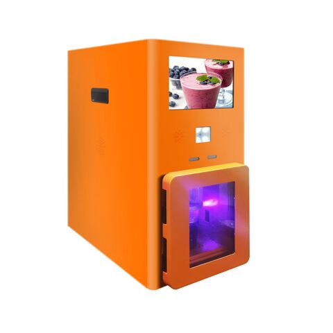Touchpad-gesteuerter, multifunktionaler Smoothie-Kiosk: Geräuscharmer, hochproduktiver 24/7-SB-Frischfrucht-Verkaufsautomat mit Mixer
