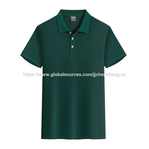 Hochwertige Golf-Poloshirts aus Baumwolle mit individuellem Logo, übergroße Pullover, kurzärmelige, einfarbige, schlichte Strick-Poloshirts für Herren