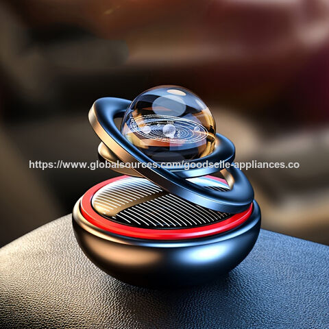 Nouveau désodorisant de voiture tendance avec décoration, lévitation d'étoile, rotation solaire, parfum pour voiture