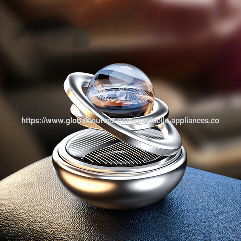 Nouveau désodorisant de voiture tendance avec décoration, lévitation d'étoile, rotation solaire, parfum pour voiture