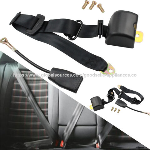 Precio al por mayor cinturón de seguridad universal de poliéster modificado para autobús de coche de 3 puntos totalmente automático