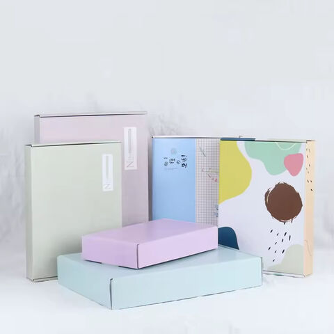 Fabricante de Cajas de Cartón Corrugado Moradas para Envíos con Logotipo Personalizado, Cajas de Papel Duraderas para Embalaje de Ropa