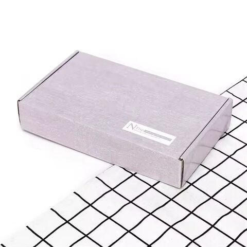 Fabricante de Cajas de Cartón Corrugado Moradas para Envíos con Logotipo Personalizado, Cajas de Papel Duraderas para Embalaje de Ropa