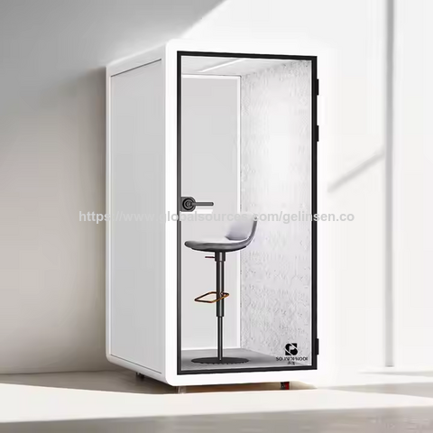 Nueva Cabina Telefónica Insonorizada de Diseño para Oficina - Cabina Acústica para Reducción de Ruido en Oficinas