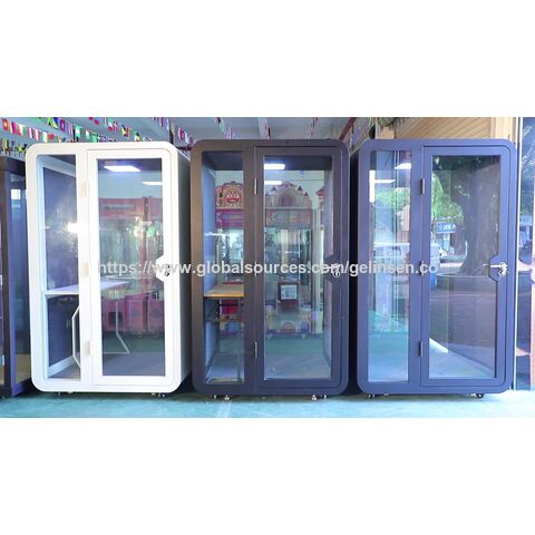 Nueva Cabina Telefónica Insonorizada de Diseño para Oficina - Cabina Acústica para Reducción de Ruido en Oficinas