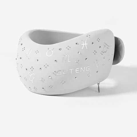 Almofada de Viagem Ortopédica de Espuma Viscoelástica para Pescoço - Suporte Cervical Essencial para Viagens de Avião e Voos Longos
