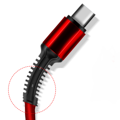 Cable USB 3 en 1 LDNIO para Carga Rápida de Teléfonos Móviles, Cable USB de Nylon de Carga Rápida