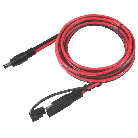 Cabo de Extensão SAE de 0,9 m - Chicote de Fios de Desconexão Rápida de 0,9/1,8/3/6 m com Conector SAE para Automotivo, RV, Painel Solar