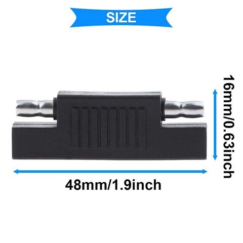 Cabo de Extensão SAE de 0,9 m - Chicote de Fios de Desconexão Rápida de 0,9/1,8/3/6 m com Conector SAE para Automotivo, RV, Painel Solar