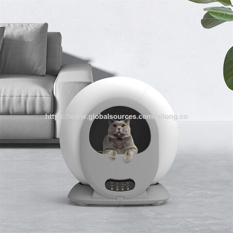 Toilettes Électriques pour Animaux de Compagnie 65L Auto-nettoyantes Toilettes Automatiques Intelligentes pour Chats Boîte à Litière Automatique Intelligente pour Chats Ventes Chaudes