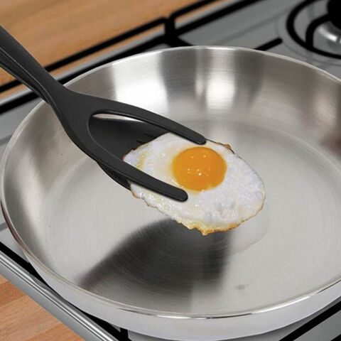 Espátulas volteadoras de huevos, pasteles y pizzas - Utensilios de silicona antiadherente de grado alimenticio para panqueques