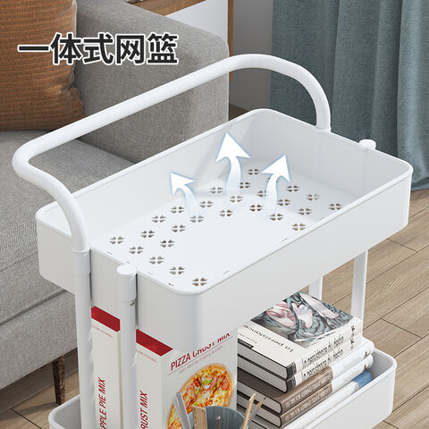 Mehrschichtiger, kleiner Wagen für Küche, mobile Babyprodukte, Aufbewahrungsregal für Neugeborene, Snack-Aufbewahrungsregal