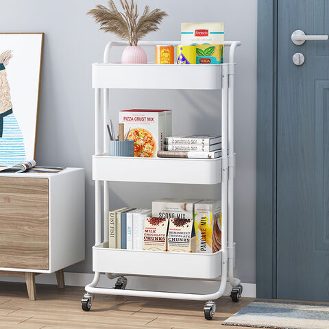 Mehrschichtiger, kleiner Wagen für Küche, mobile Babyprodukte, Aufbewahrungsregal für Neugeborene, Snack-Aufbewahrungsregal