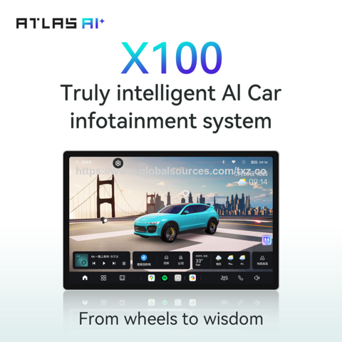 AURAAI X100 - Sistema de infoentretenimiento para automóvil con IA verdaderamente inteligente