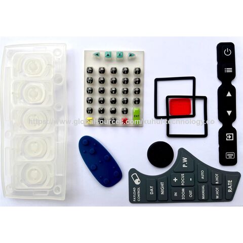 Clavier en caoutchouc de silicone de Chine pour appareils ménagers médicaux électroniques